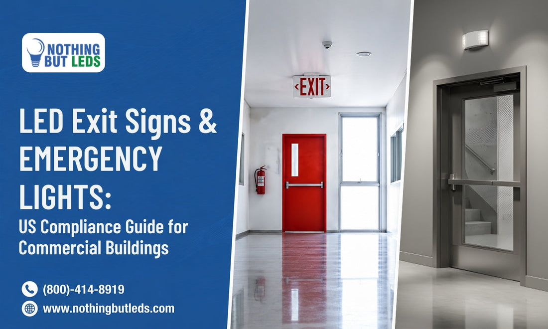 LED Exit Signs & Emergency Lights: US Compliance Guide for Commercial Buildings