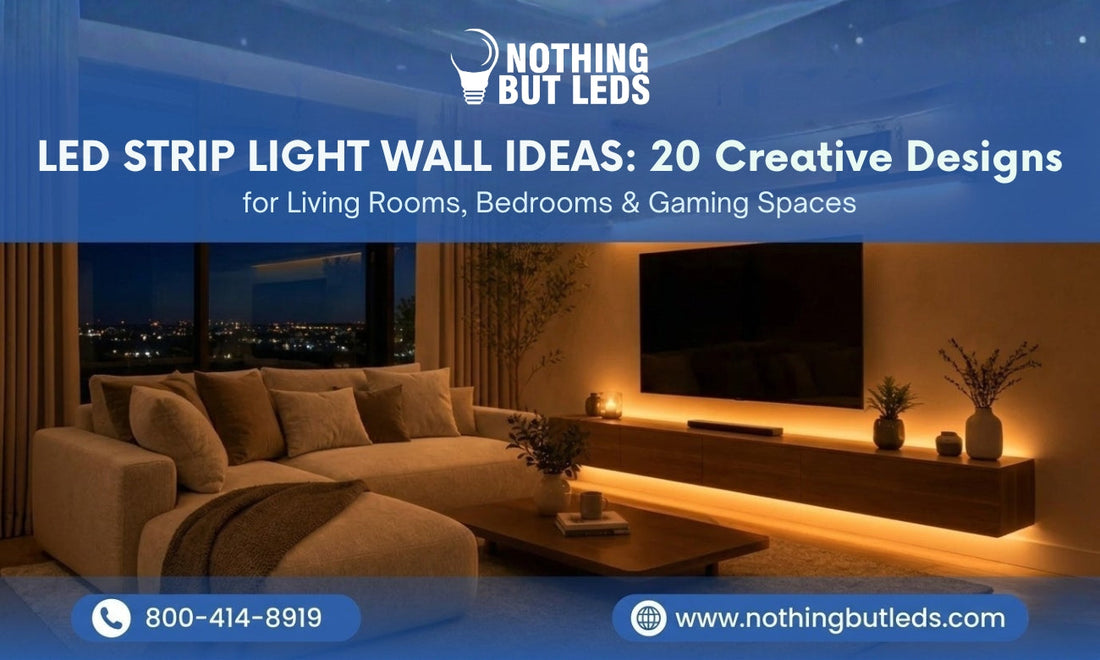 LED Strip Light Wall Ideas: 20 Creative Designs for Living Rooms, Bedrooms & Gaming Spaces