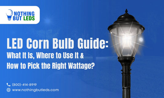 LED Corn Bulb Guide: What It Is, Where to Use It & How to Pick the Right Wattage