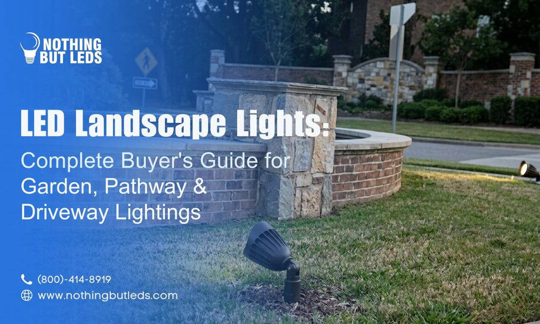 LED Landscape Lights: Complete Buyer's Guide for Garden, Pathway & Driveway Lighting