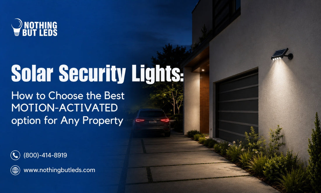 Solar Security Lights: How to Choose the Best Motion-Activated Option for Any Property