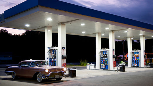 Why should you use LED Canopy Lights at Gas Stations?