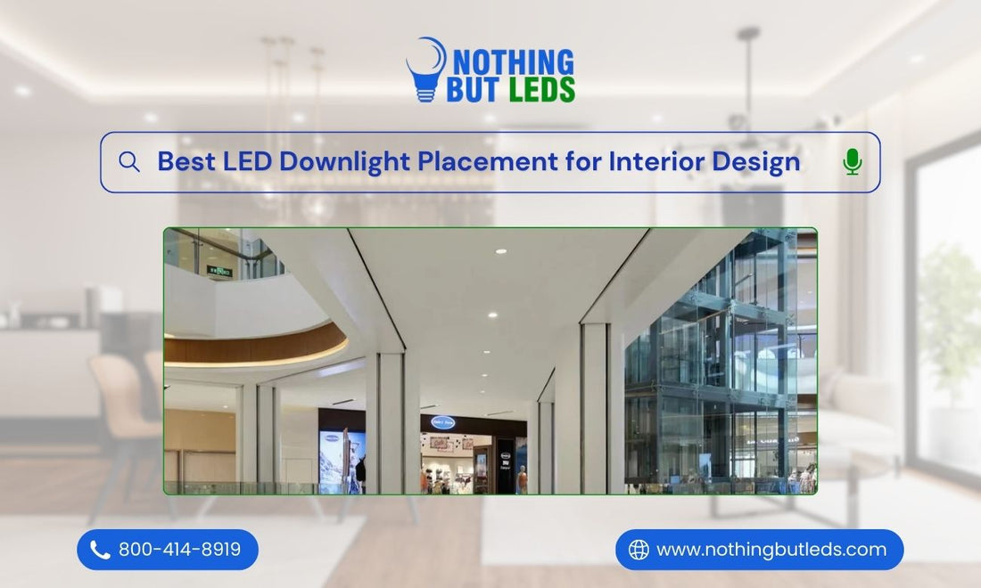 Best LED Downlight Placement for Interior Design