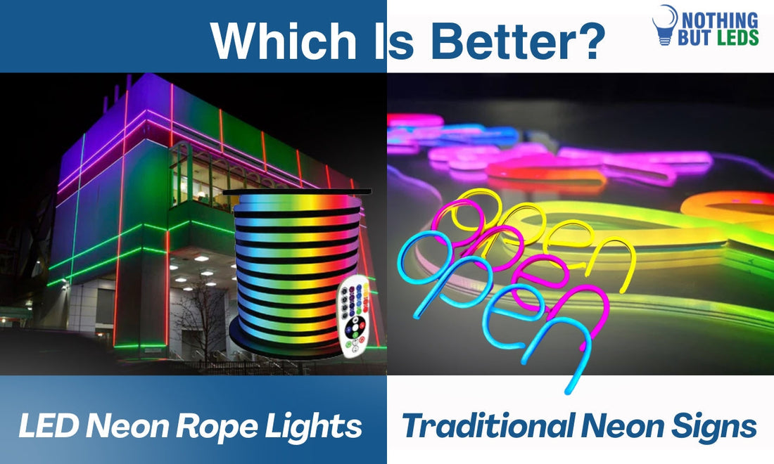 LED Neon Rope Lights vs Traditional Neon Signs – Nothing But LEDs