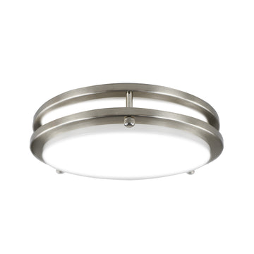 Double Ring LED Flush Mount Ceiling Fixture | Adj Watt 16W/22W/30W | 2250 Lumens | Adj CCT 2700K-3K-3500K-4K-5K | 120V