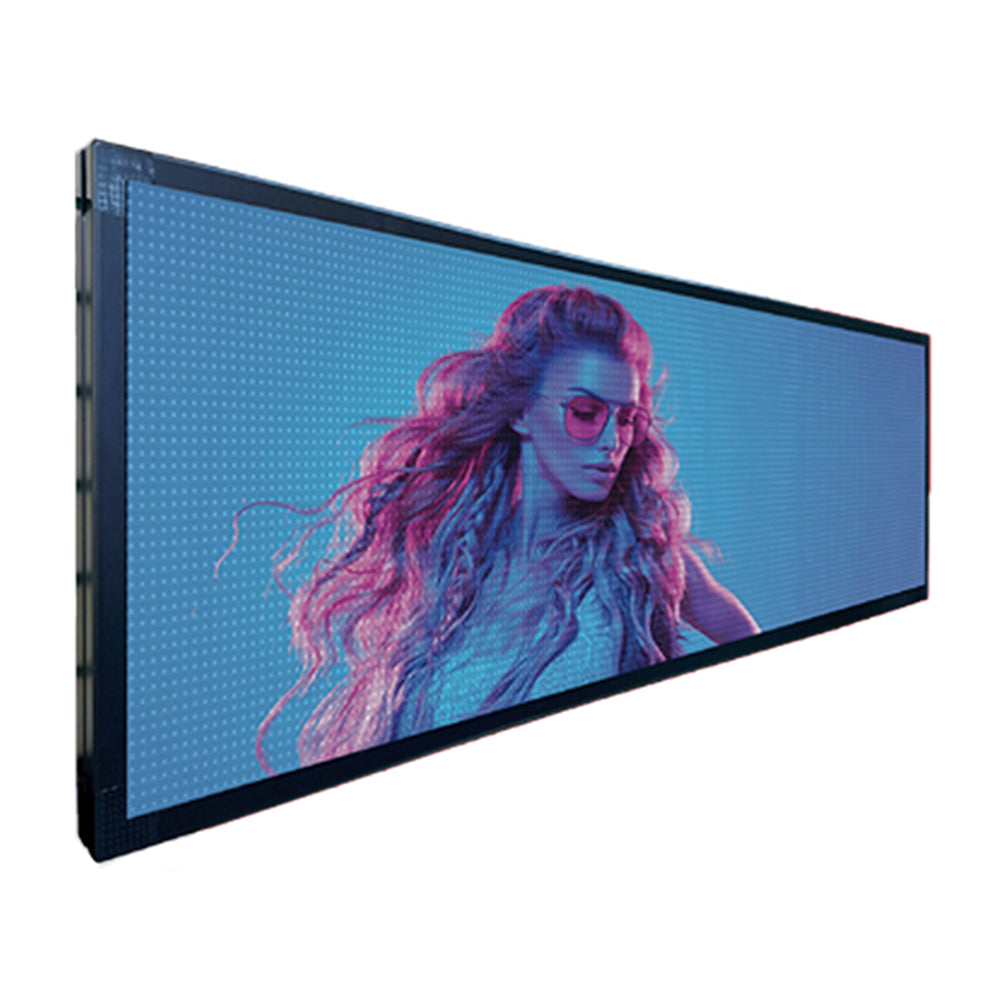 Super Bright LED Window Signs | 1200W | RGB | 78"W X 22"H | Pixel 192W X 48H | IP65 | Outdoor - Nothing But LEDs