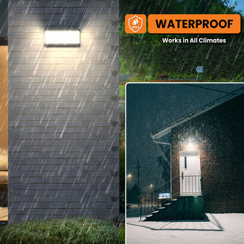 Solar Wall Pack | 2.2 Watt | 2000 Lumens | 4000K | IP54