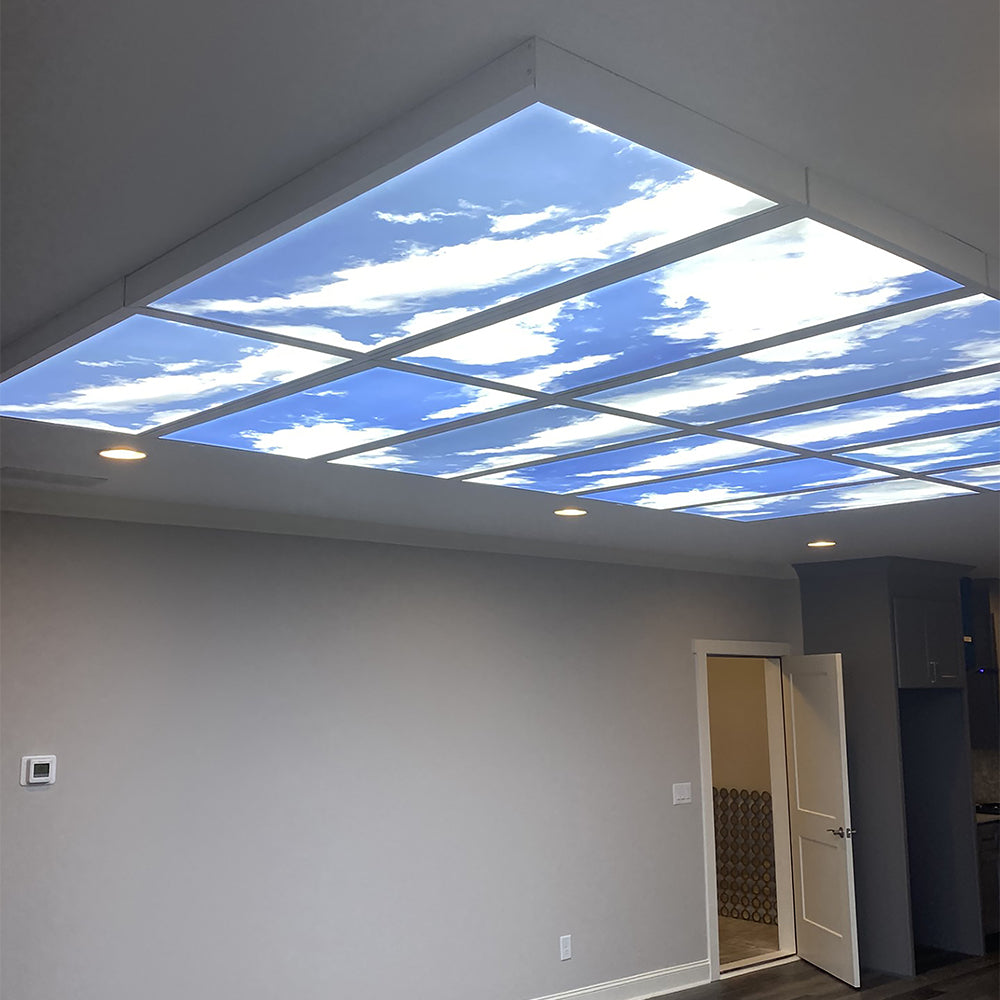 LED Flat Panel Light Cloud Design Elite Series | 2X4 | 49Watt | 6000K | Pack of 4 - Nothing But LEDs