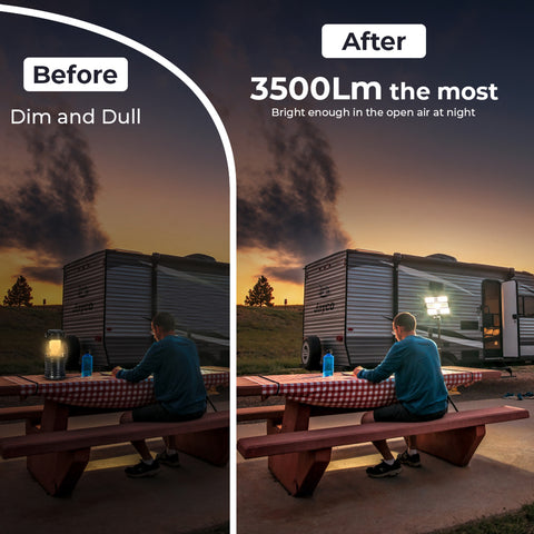 Solar Flexible Tripod Design Light | 27 Watt | 3500 Lumens | Multiple Combination Modes | Flame-retardant ABS