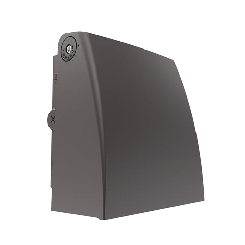 LED Adjustable Wall Pack | Adj Watt 40W/60W/80W/100W | 13000 Lumens | Adj CCT 3000K-4000K-5000K | 120-347Vac