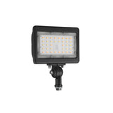 LED Flood Light | 30 Watt | 3819 Lumens | 5000K | 100V-277V | Knuckle Mount | Black Housing | IP65 | UL & DLC Listed | 5 Year Warranty