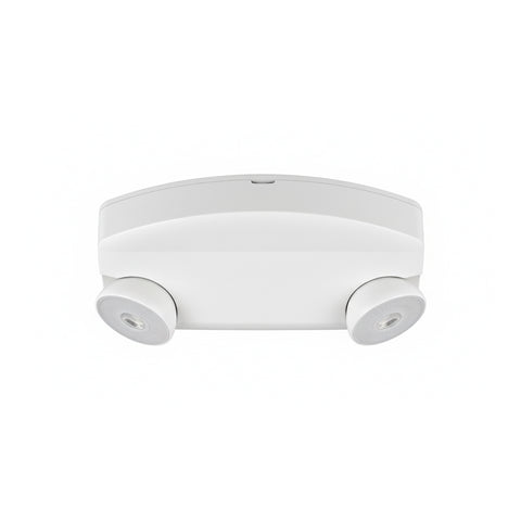 Dual Head LED Emergency Light | 2 Watt | 200 Lumens | 6000K | White | 120-277V