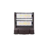 LED Rotatable Wall Pack | Adj Watt 80W/100W/120W | 16527 Lumens | 5000K | 100V-277V | Bronze Housing | IP65 | UL & DLC Listed | 5 Year Warranty