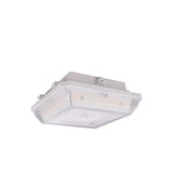 LED Parking Garage Light | 60 Watt | 8400 Lumens | Adjustable CCT 3000K-4000K-5000K | 100-277V | White housing | IP65 | UL & DLC Listed | 5 Year Warranty