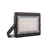 LED Flood Light | 80 Watt | 10880 Lumens | Adjustable CCT 3000K-4000K-5000K | 120V-277V | U Shaped Bracket | Bronze Housing | IP65 | UL & DLC Listed | 5 Year Warranty