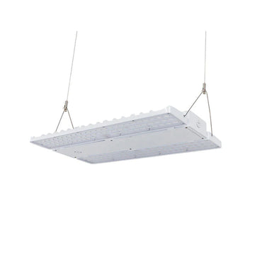 LED Linear High Bay | Adj Watt 240W-270W-310W | 46810 Lumens | Adj CCT 4000K-5000K | 120-347Vac