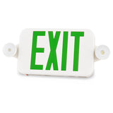 LED Exit & Safety Sign | 2W | Switchable Color Lens | Red & Green | CCT Adj 6000K-7000K | 120-277Vac | 3.6V 1000MAH Battery | UL Listed | Pack of 2