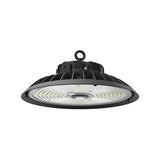 LED UFO High Bay | Adj Watt 200W/240W/300W | 49500 Lumens | Adj CCT 4000K/5000K/5700K | 120-277Vac | Black Housing | IP65 | UL & DLC Listed | 5 Year Warranty