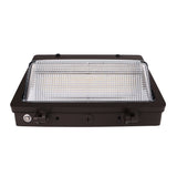 LED Wall Pack | Adj Watt 76W/105W/125W | 16250 Lumens | Adj CCT 3000K/4000K/5000K | 120-277Vac | Bronze Housing | IP65 | UL & DLC Listed | 5 Year Warranty