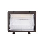 LED Wall Pack | Adj Watt 76W/105W/125W | 16250 Lumens | Adj CCT 3000K/4000K/5000K | 120-277Vac | Bronze Housing | IP65 | UL & DLC Listed | 5 Year Warranty