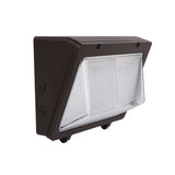 LED Wall Pack | Adj Watt 76W/105W/125W | 16250 Lumens | Adj CCT 3000K/4000K/5000K | 120-277Vac | Bronze Housing | IP65 | UL & DLC Listed | 5 Year Warranty