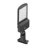 LED Area Light | Adj Watt 100W/120W/150W | 25500 Lumens | Adj CCT 4000K/5000K/5700K | 120-277Vac | Universal Bracket | Black Housing | IP65 | UL & DLC Listed | 5 Year Warranty