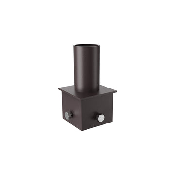 4" Square Pole Mount Tenon Adapter