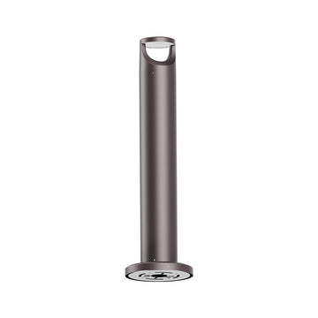 LED Bollard | Adj Watt 14W/19W/24W | 2880 Lumens | Adj CCT 3000K/4000K/5000K | 120-277Vac