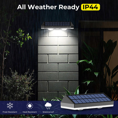 Solar Wall Washer | 0.8 Watt | 20 Lumens | Adj CCT 3000K/4000K/6000K | Battery 1 x 500mAh 3.7V