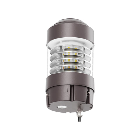 LED Bollard | Adj Watt 14W/19W/24W | 1680 Lumens | Adj CCT 3000K/4000K/5000K | 120-277Vac