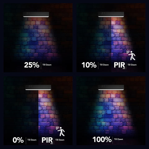 Solar Wall Pack | 1.5 Watt | 1000 Lumens | 4000K | IP44