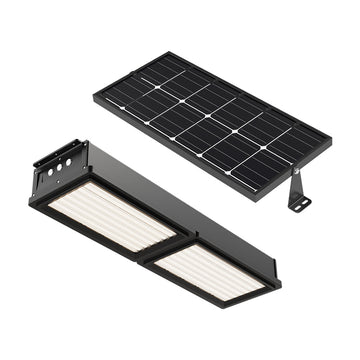SEATOP Solar Batten Light | Adj Watt 10W/15W | 50W Bifacial Solar Panel | Adj CCT 3000K/5000K | Up to 3000 Lumens | 2-Year Warranty