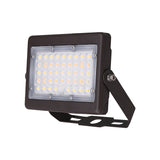 LED Flood Light | 50 Watt | 6800 Lumens | Adjustable CCT 3000K-4000K-5000K | 120-277V | U Shaped Bracket | Bronze Housing | IP65 | UL & DLC Listed | 5 Year Warranty