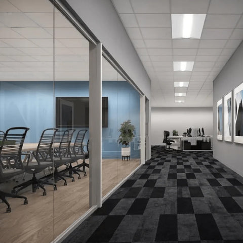 LED Center Basket Troffer | Adj Watt 30W/40W/50W/60W/72W | 9360 Lumens | Adj CCT 3K/3500K/4K 5K/6500K | 100-277V