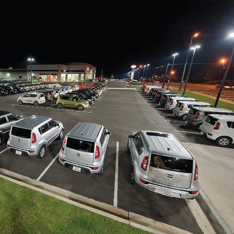 LED Area Light | Adj Watt 100W/120W/150W | 25500 Lumens | Adj CCT 4K/5K/5700K | 277-480V