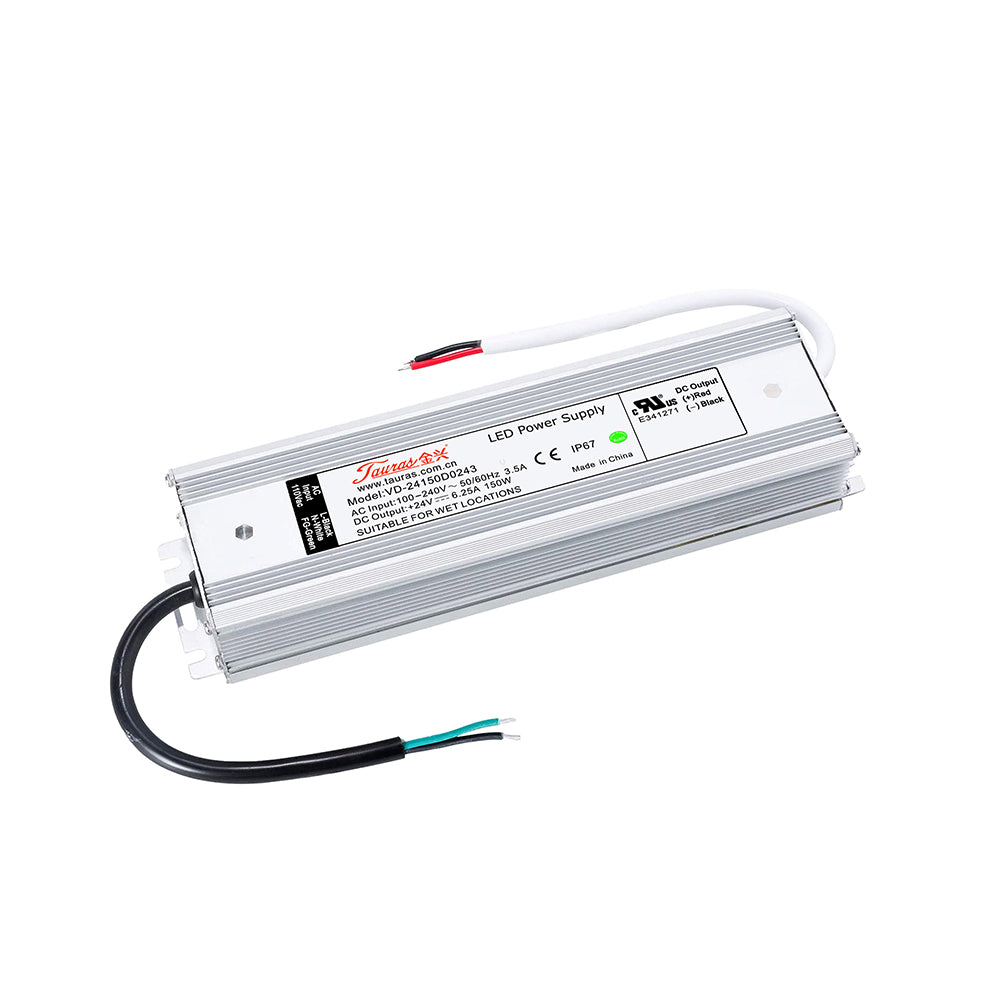 LED Power Supply | 150 Watt | 24 Volt DC | IP67 | VD-24150D0243 | UL Listed | 3 Year Warranty - Nothing But LEDs