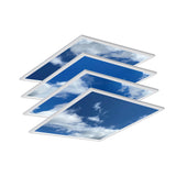 LED Flat Panel Cloud Design | 39 Watt | 5070 Lumens | 6000K | 100V-277V | 2'X2' | UL Listed | 5 Year Warranty