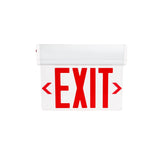 Safety Signs LED Edge Lit Exit Sign | 1W | Red | 100-277V | Battery 3.6V 500mAh Ni-MH | Back up 90min | UL Listed