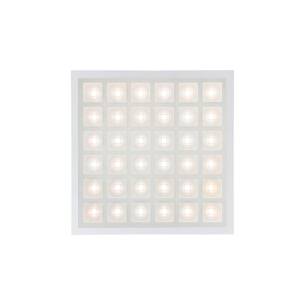 40W LED Designer Troffer 5000lm | Bright Commercial Ceiling Light ...
