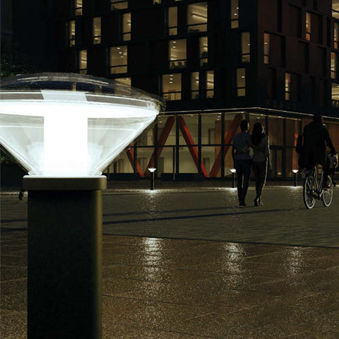 Solar Bollard Light | 3 Watt | 588 Lumens | 2300K-6500K | Solar Panel 6,3Wc