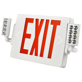 LED Exit & Emergency Light Combo | 1.3W | Red | 120-277V | 3.6V Ni-MH Battery | Single & Double Face | UL Listed | 3 Year Warranty
