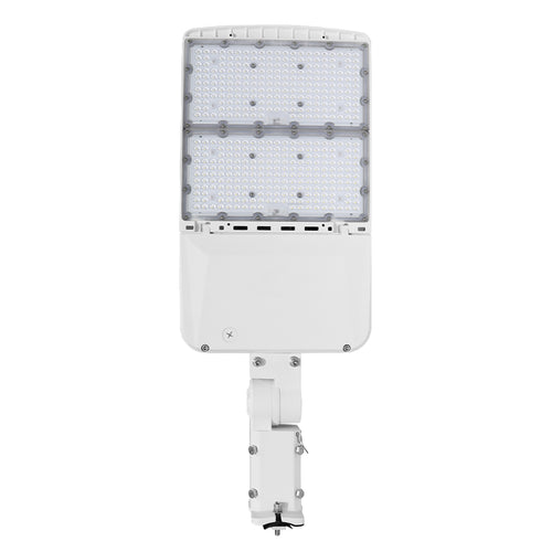 LED Area Light | Adj Wattage 240W/260W/310W | 47430 Lumens | 5000K | 277-480V | Universal Bracket | White Housing | IP65 | UL & DLC Listed | 5 Year Warranty - Nothing But LEDs