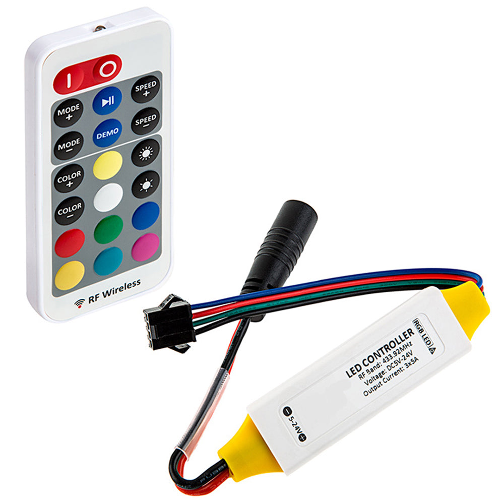 LED RGB Light Controller With Remote - Nothing But LEDs