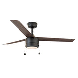 Indoor Fan | TRITOUR 44" | 18W LED | Adjustable CCT | Downrod Mount | Dark Wood - Nothing But LEDs
