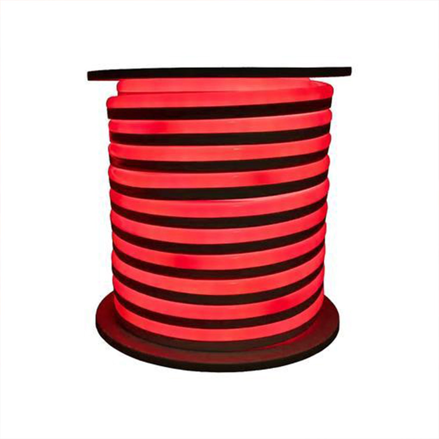 LED Neon Rope Light | 164 Watt | RED | 120V | 50 Feet | Includes Clips ...