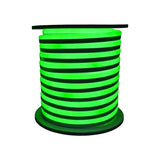 LED Neon Rope Light | 7.7 Watt per Meter | Green Color | 24V | 50 Feet | Type D | IP67 | UL Listed | 5 Year Warranty