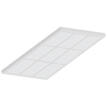 LED Architectural Panel | Square Laser Cover | Adj Watt 29W/34W/39W/49W | Lumens : Varies | Adj CCT 4000K-5000K-6500K | 120-277Vac | 2'X4' | UL Listed