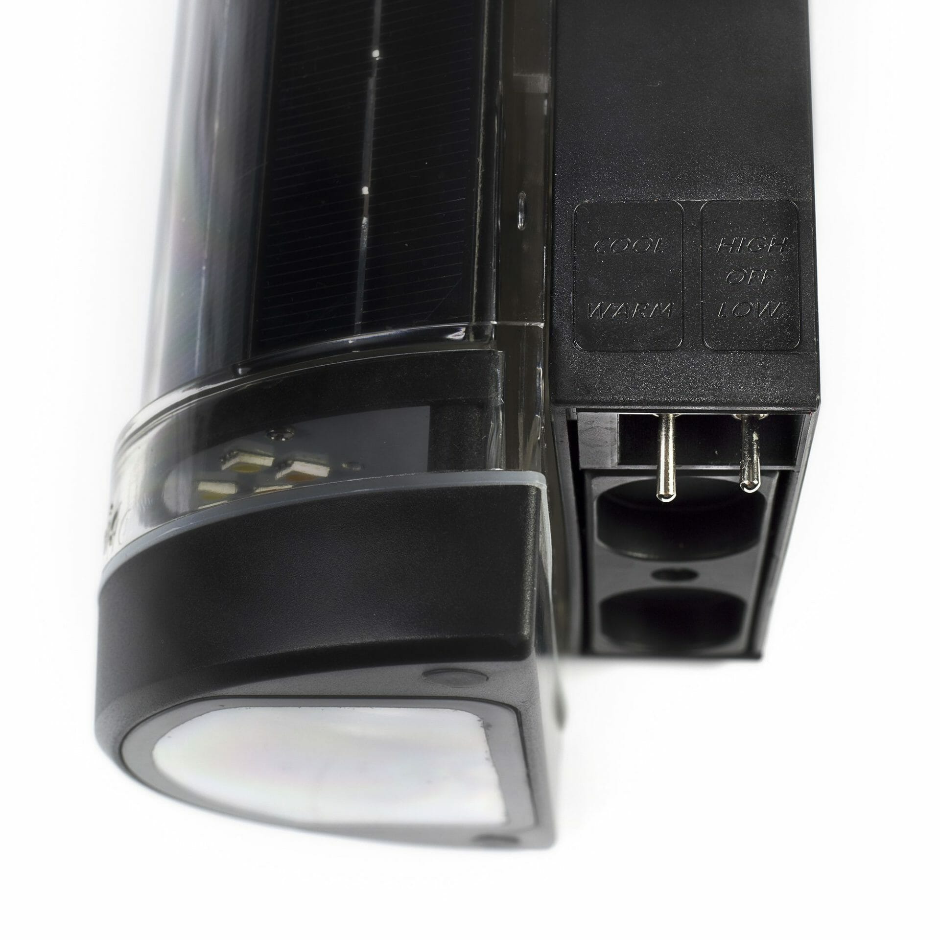 GAMA SONIC | 3.6 Watt | 150 Lumens | 3100K-6000K CCT | Infinity Solar Up and Down Wall light | Outdoor Sconce Resin Black | IP63 | (120010) - Nothing But LEDs