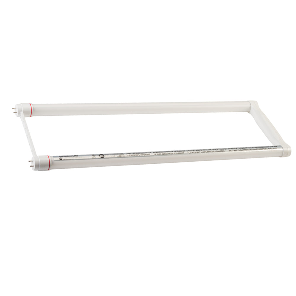 Keystone | LED T8 Tube | 15 Watt | 2100 Lumens | 3500K | Type A | 6ft | Ballast Compatible | Plug & Play | Shatter-Proof Coated Glass | U-Bend | DLC, NSF, UL & ROHS Listed | 5 Year Warranty | - Nothing But LEDs