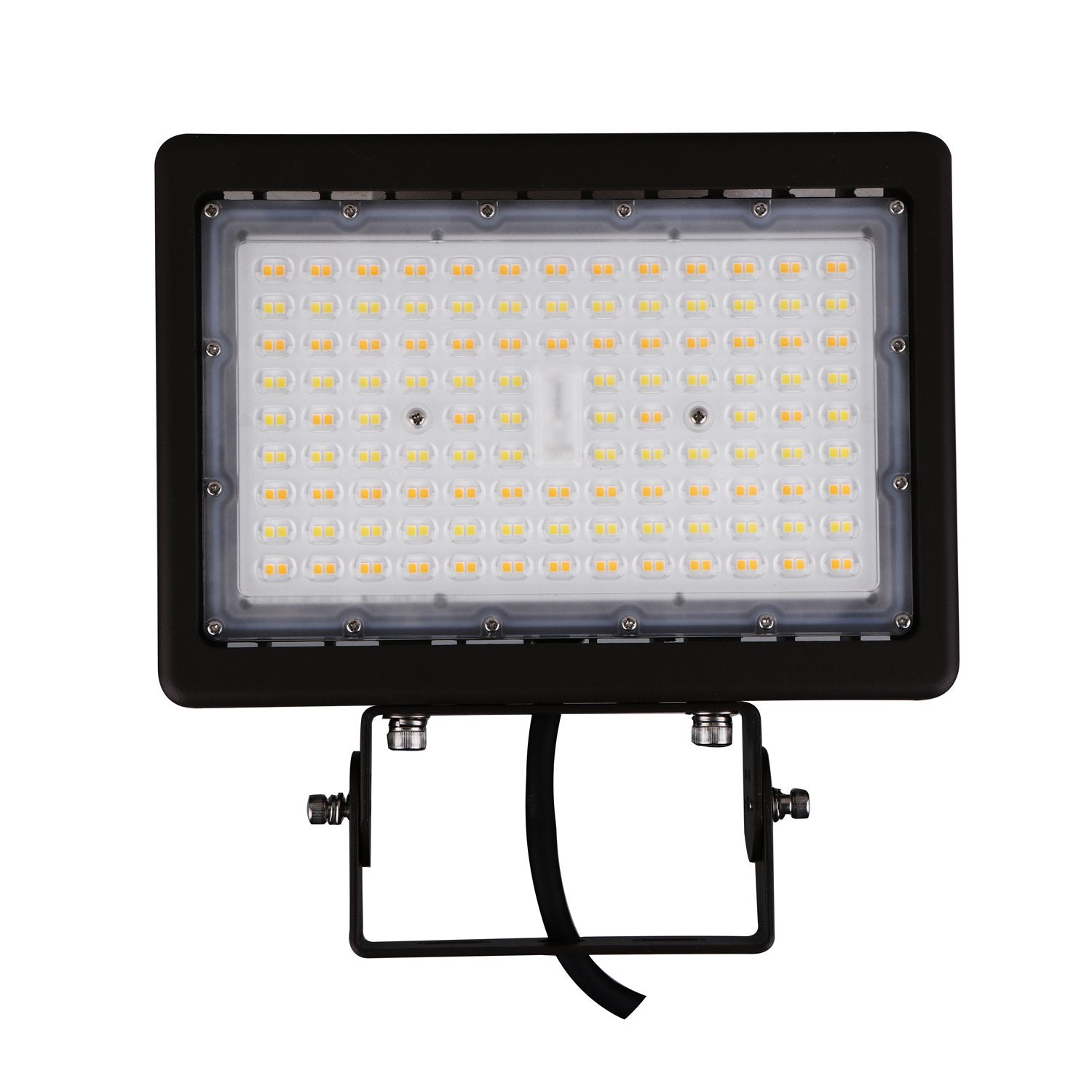 LED Flood Light | 90 Watt | 11321 Lumens | Adjustable CCT 3000K-4000K-5000K | 120V-277V | Yoke Mount | Bronze Housing | IP65 | UL & DLC Listed | 5 Year Warranty - Nothing But LEDs